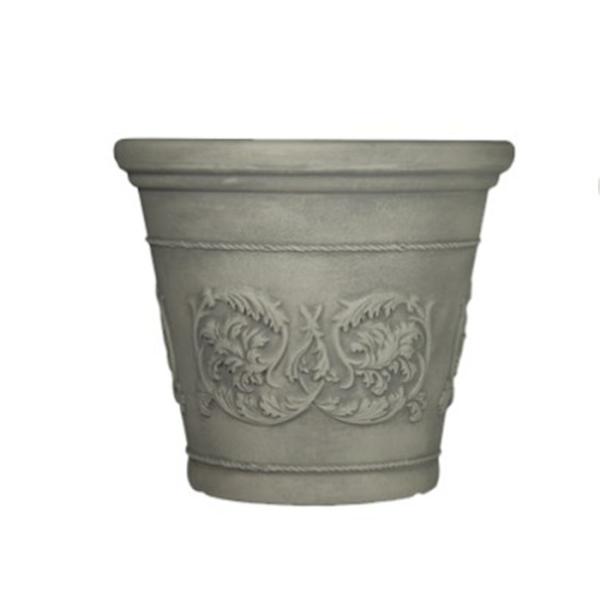 China Engraved Designed Garden Flower Pots Made From Aluminum Rotationally Tools factory