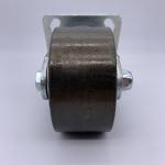 4 Inch Swivel Plate Cast Iron Heavy Duty Caster Wheels For Factory Equipment