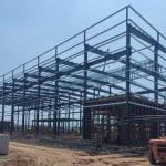 Customized Commercial Prefabricated Metal Buildings Light Steel Frame Constructi