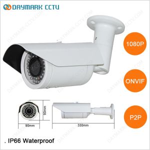Infrared H.264 HD Bullet IP Camera IP66 Weatherproof ICR