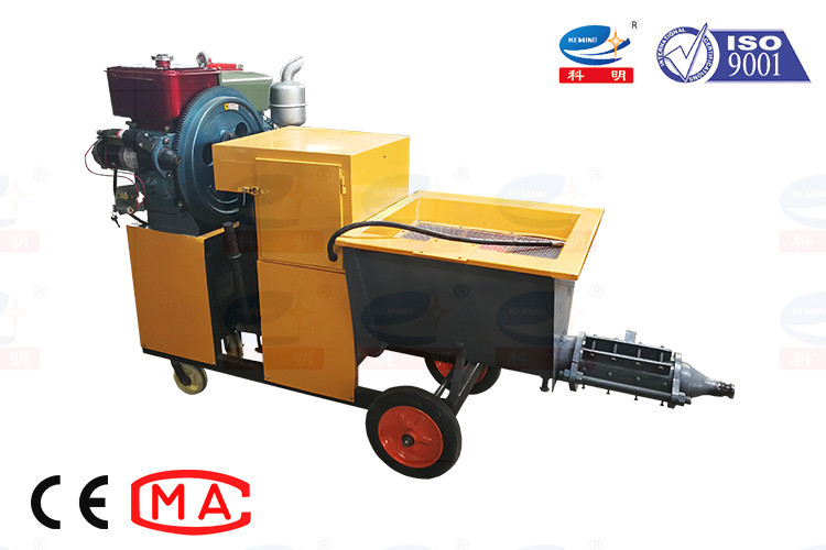 Semi Automatic Mortar Plaster Spray Equipment Multi - Function High Efficiency
