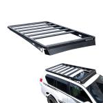 Roof Rail Rack Basket Rain Gutter Mount Car Roof Racks for Toyota Land Cruiser
