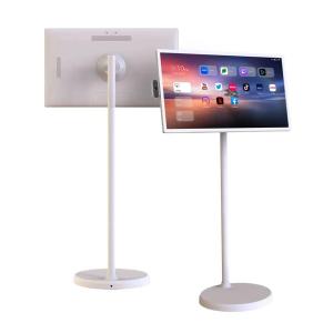 China Android OS Smart Digital Kiosk Touch Screen Wireless Movable Built In Battery 32 Inch factory