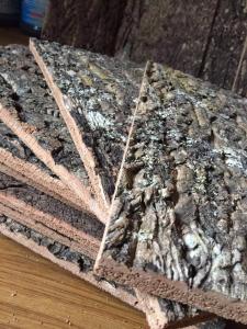 China 300*600mm Standard Size Frist-Layer Nature Cork Bark tiles,for Wall Decoration factory