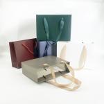 Promotional Gift Paper Cardboard Carry Bags Jewelry Packaging With Handle