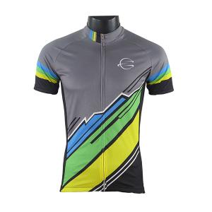 China Light Weight Cycling Sports Wear Sublimation Printing Grey Color factory