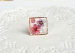 Nami Design Studio Handmade Plant Cube Real Flower Delicate Jewellery Earrings