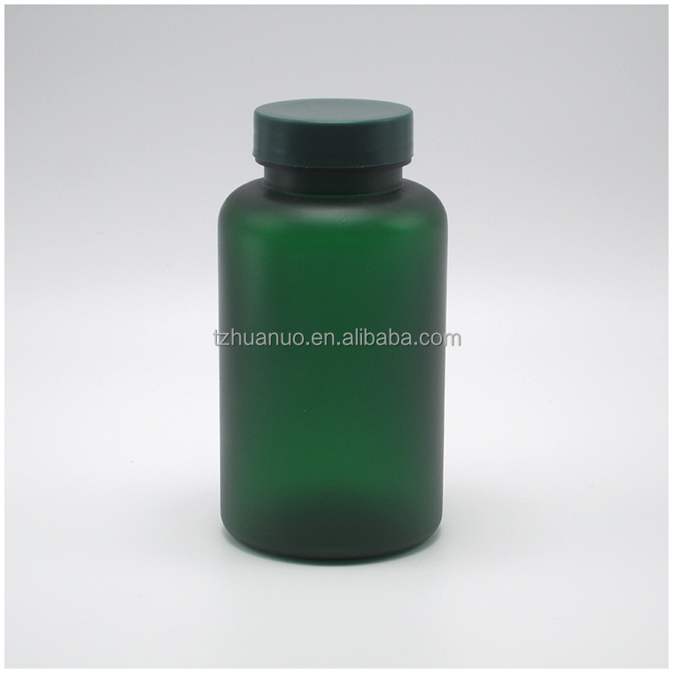 Customized 200ml PET Plastic Pill Bottle with Screw Cap for Pill Powder Capsule Tablet