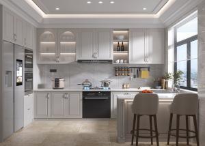 China Brushed Surface Treatment Multifunction Sink Kitchen Cabinets factory
