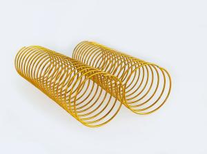 China 4:1 Pitch Encapsulation Metal Coil Binding Spines For Hardcover Calendar factory