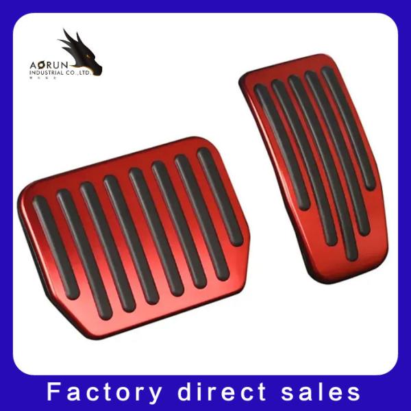 Foot Pedal Pads Set For Tesla Model 3 Model Y Non-Slip Performance Aluminum Car