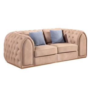 China SOFA Fancy Sectional Sofa Tufted Button Upholstered Italian Luxury Furniture Sofa Sets factory