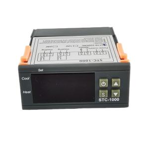 China digital thermostat STC-1000 110-220VAC 12VDC 24VDC pid temperature controller factory