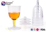5Oz Biodegradable Clear Plastic Champagne Glasses Disposable Unbreakable