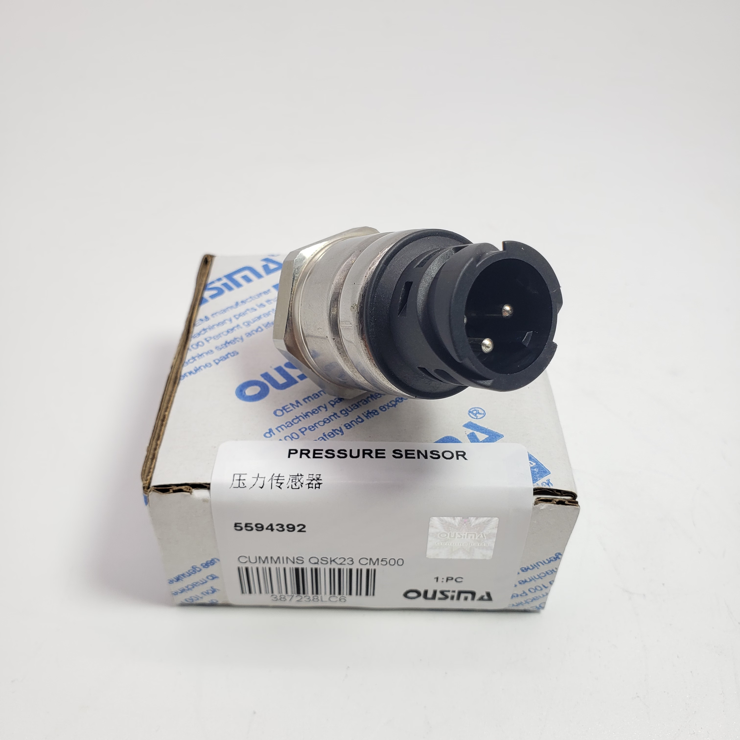 Pressure Sensor 5594392 For Cummins QSK23 CM500
