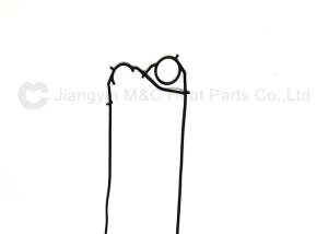 China Sigma32 Oil Cooler Gaskets , Shell Gasket Pasted Corrugated Plates With Signal Holes factory