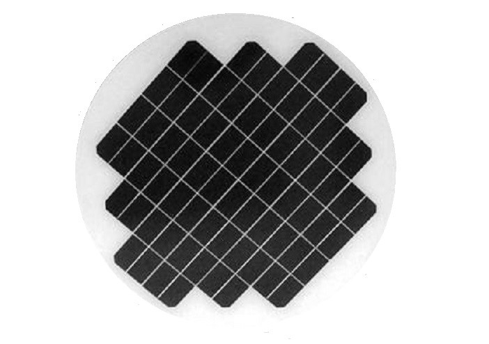 Black Small Round Solar Panel / Polycrystalline Solar Panels No Frame