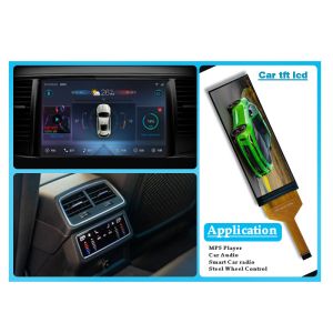 3.13 Inch Lcd Bar Screen TFT Color LCD Display 379x960 Dots LVDS Interface