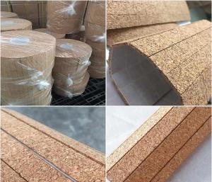 China Cork block Glass Separator Spacer Protective Gasket wooden pads factory