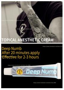 China deep numb 10g stop faster pain cream factory