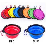 Portable Outdoor Folding Bowl Dog Silicone Food Bowl Environmentally Friendly