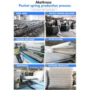 Customized Mattress Pocket Spring Unit Rolled Individual Pocket Spring