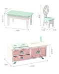 Mini Montessori Wooden Girls Bedroom Toys With No Burr