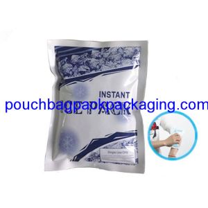 Custom ice pack bag, heat seal, water proof, Nylon / MOPP / PE