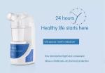 Household Adult Kid Inhalator Machine Handy Ultrasonic Nebulizer With Mouth Mask