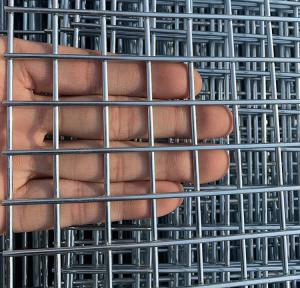 China Electricity Galvanized Welded Wire Mesh Panels 10*10cm Silver Color factory