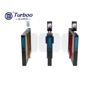 China Transparent Arm Access Control Turnstile Servo Motor For Office Building factory