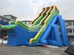 Outdoor Giant Inflatable Water Slide For Event , Tall Drop Kick Water Slide With