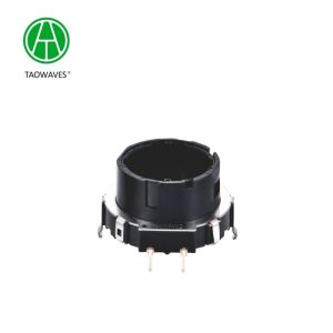 China Miniature Dual Encoder with Push Button and Shaft Mount on sale