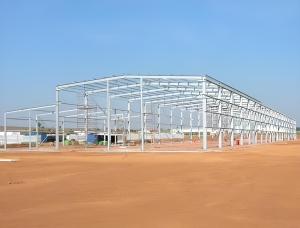 China Hot-Dip Galvanized Steel Structure Warehouse Construction Multifunctional factory
