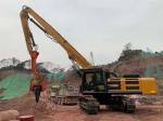 HITACHI KOMATSU Excavator Mounted Pile Driver Multipurpose Sturdy
