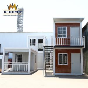 China Tempoary Movable Low Price Steel Structure Portable Cantainer house For Family factory