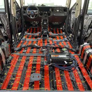China Foamed Rubber Automotive Sound And Heat Insulation Noise Reduction Mat ROHS Approved factory
