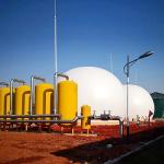 Above Ground Double Membrane Biogas Holder Spherical 20-20000m3 Capacity