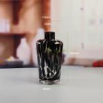 Handmade Amber Glass Vase Modern Unique Vase for Table Centerpiece Decorative