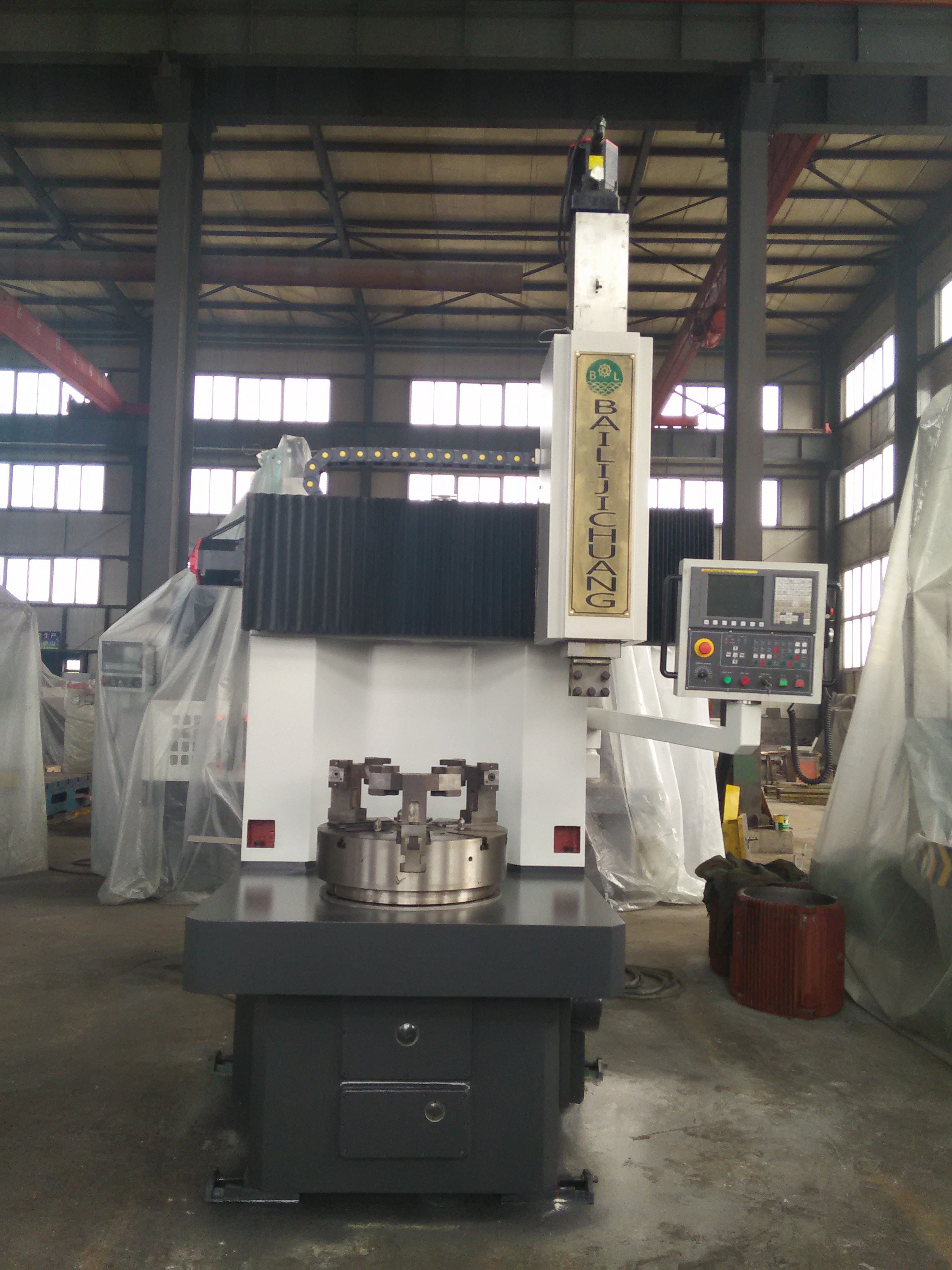 China High speed Variable speed turning brake drum VTL Machine factory