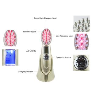 China Hair Brush Electric Laser Hair Growth EMS Comb Infrared Massage Comb factory