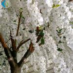White Artificial Flower Tree For Wedding , 5-10 Years Life Time Faux Flower Tree