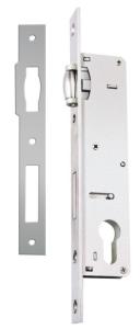 China Durable Mortise Door Lock with Iron Deadbolt Steel / Zamak Cylinder Single Cylinder factory