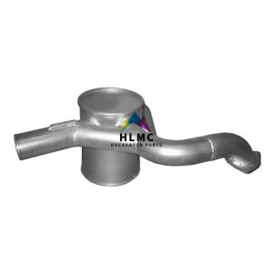 China 123/03964 12303964 Exhaust Silencer Muffler Non Turbo JCB 4C 3CXE 3CX 214-4 217-4 216-4 215-4 217-2 214SM-4 factory