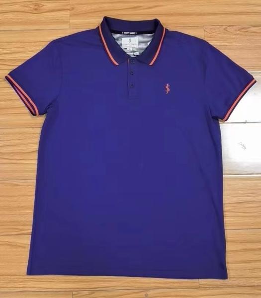 manufacturer wholesale custom cotton/poly/rayon men's short sleeve t-shirt polo