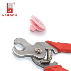 China Stainless Steel Ear Tag Applicator For Pig Goat Cattle Discharging Animal factory