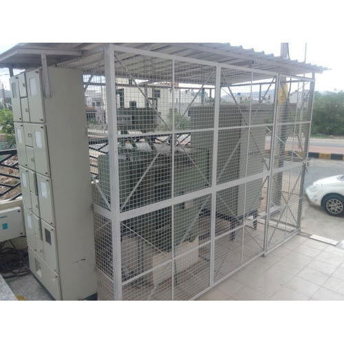China Q195 Steel 2.4m High Tower Fencing With Powder Coated factory