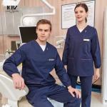 Gender-Neutral Medical Scrubs Uniform Nurse Jackets for Healthcare Workers