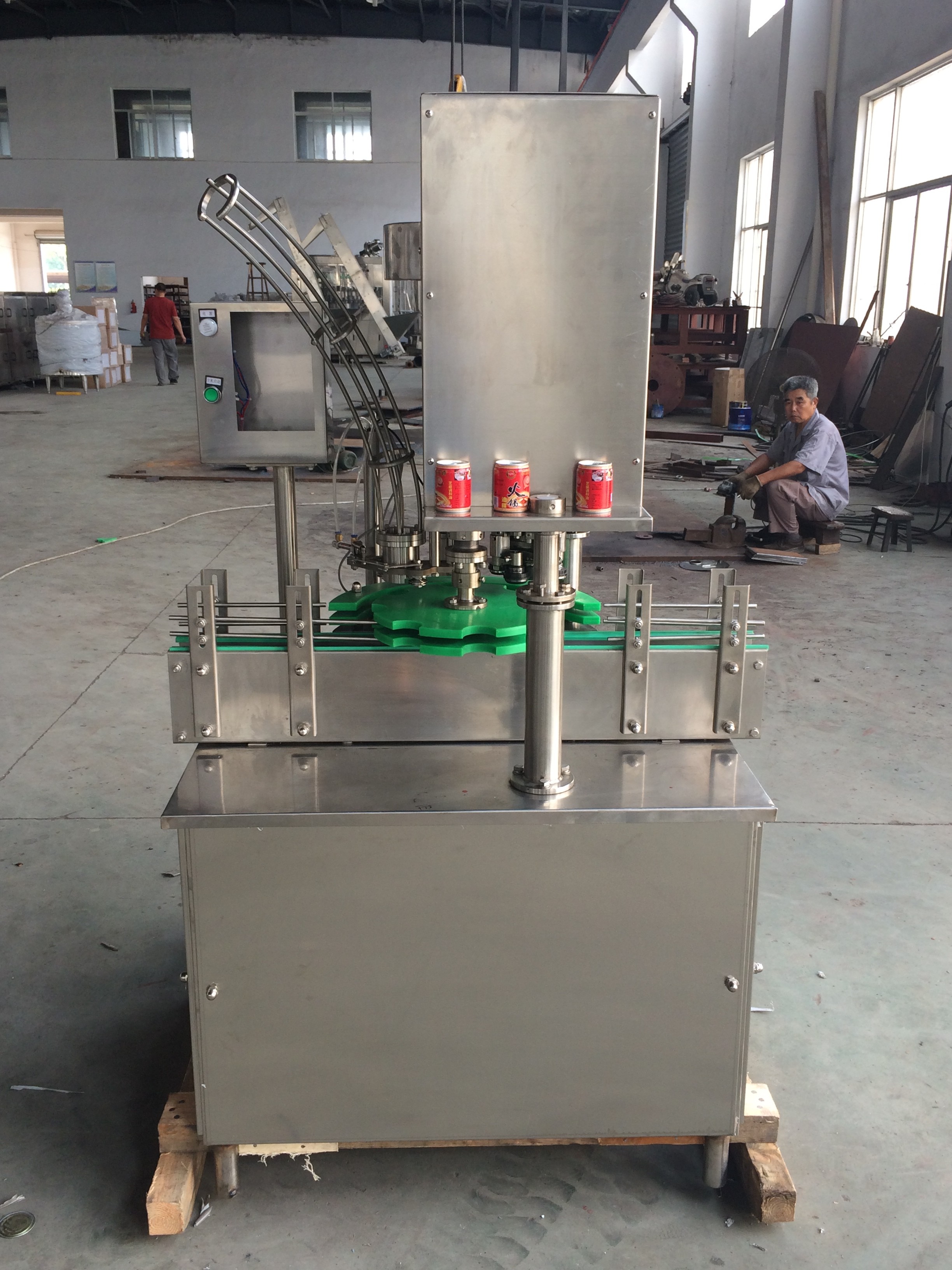 Stainless Steel 304 Automatic Filling Machine 5 Gallon Bottling Line 1.5 Kw