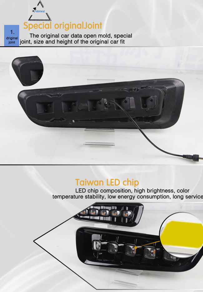 Home LED Daytime Running Light DRL For Ford F150 Raptor Two Color